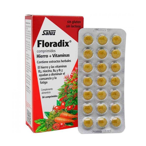 Salus Floradix Hierro y Vitaminas 84 Comprimidos