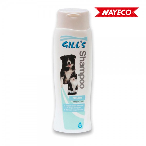 Champú para mascotas neutro, 200 ml