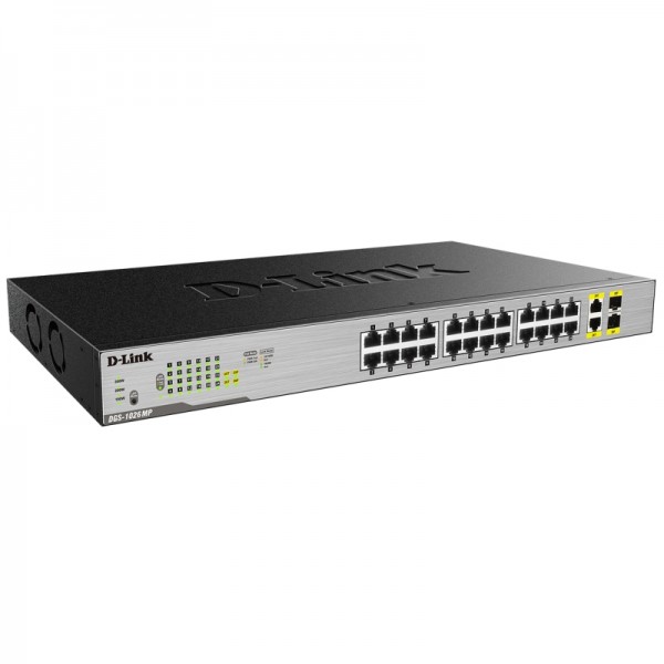 D-link dgs-1026mp switch 24xgb poe+ 2xsfp