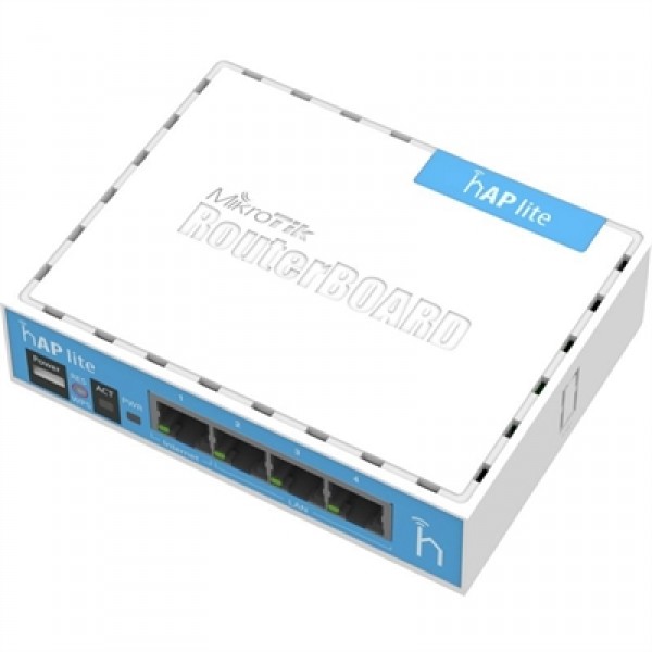 Mikrotik rb941-2nd hap lite 4x10/100 2.4ghz l4