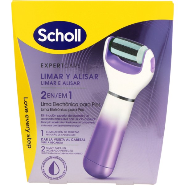 Scholl Expert Care Limar y Alisar 2 en 1 Lima Eléctrica para Pies