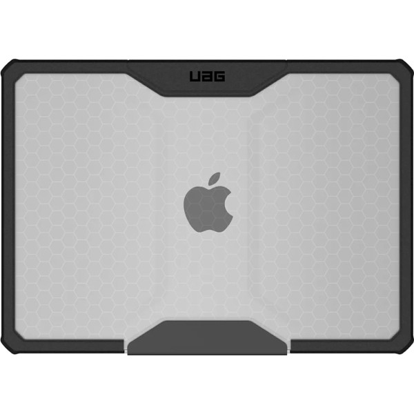 Uag funda plyo hielo/negro / apple macbook air de 13" (m2/m3/m4) (2022-2025)
