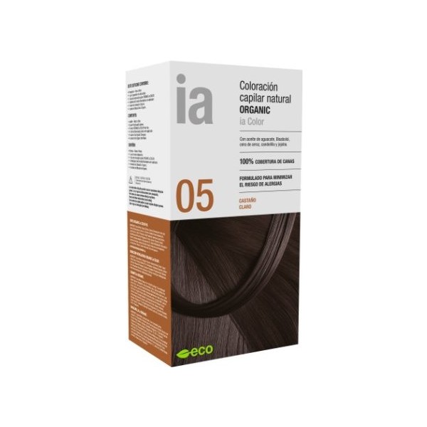 Interapothek  Coloracion Capilar Natural Organic Tono 05 Castaño Claro