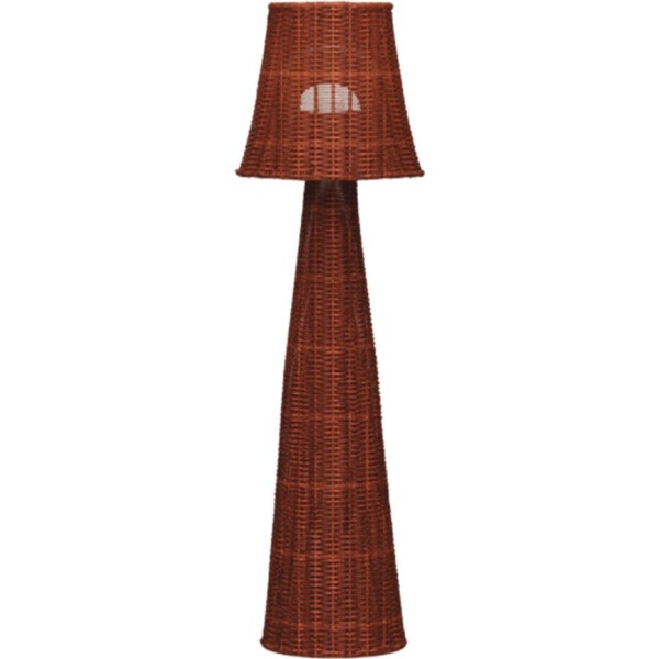 Lámpara de pie lola 110 nature con bombilla recargable ip54, ø25 x 109 cm