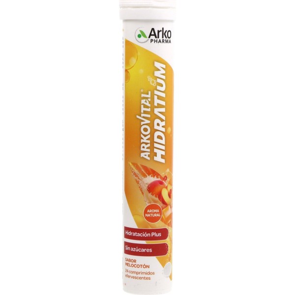 Arkopharma Arkovital Hidratium 24 Comprimidos Efervescentes Sabor Melocotón