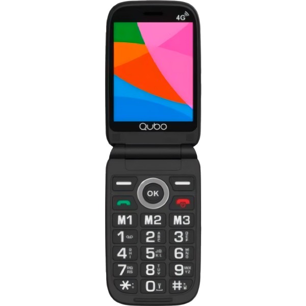 Qubo  x-d340cb 4g negro / móvil 3.36"